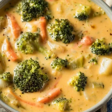 Delicious bowl of low calorie high protein soup, gluten-free and dairy-free.