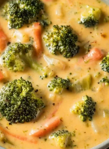 Delicious bowl of low calorie high protein soup, gluten-free and dairy-free.
