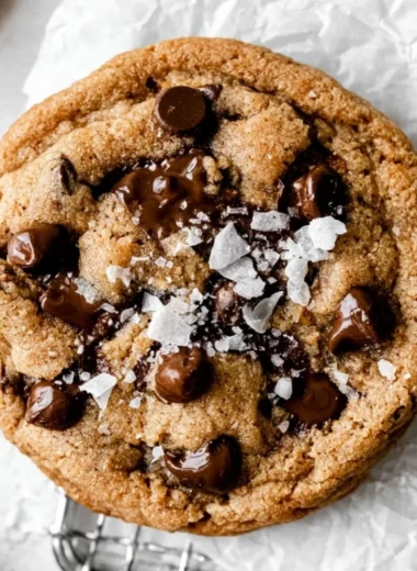 Delicious gluten free chocolate chip cookies on a rustic wooden table